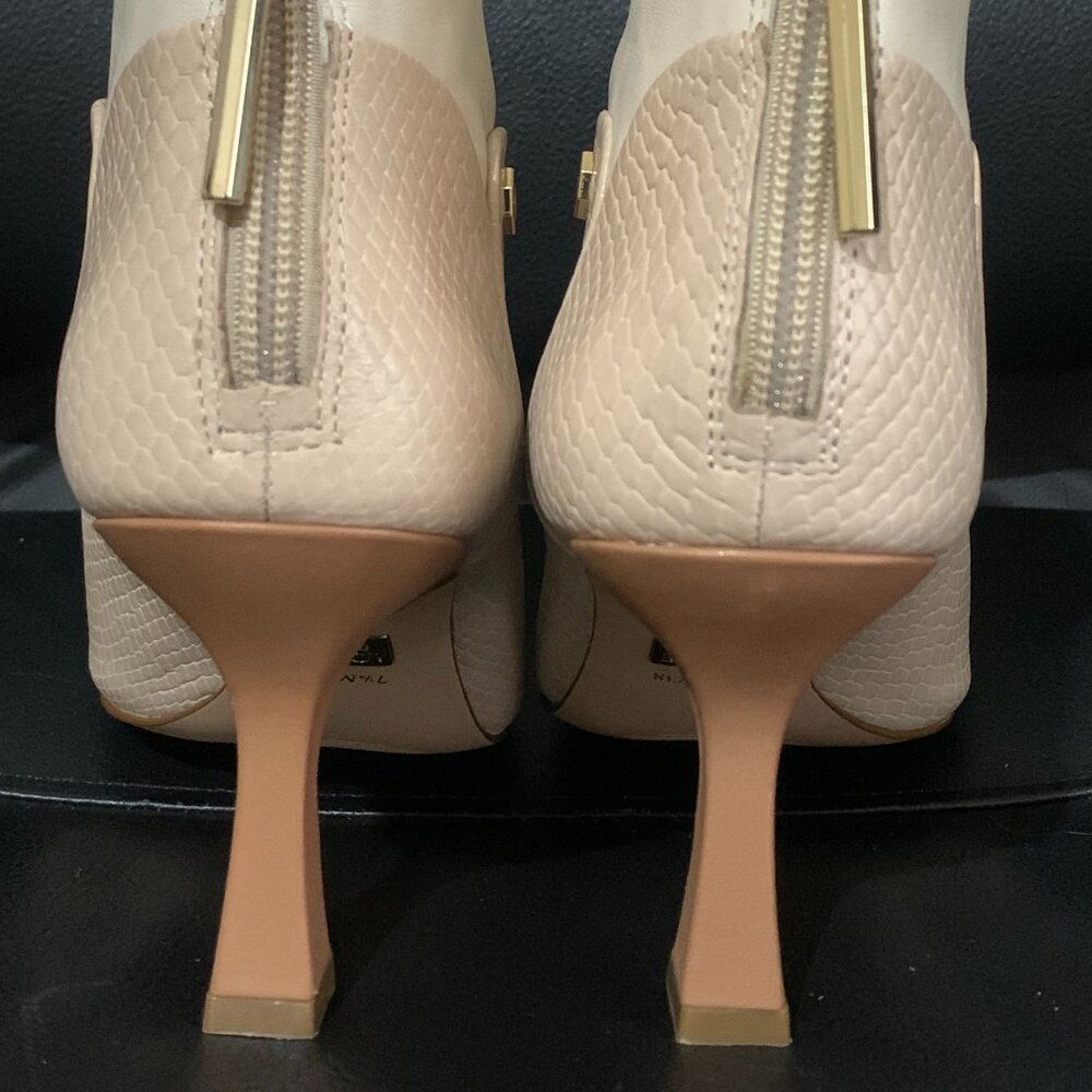 Louise et Cie Cream Leather Ankle Boots 7.5 - Picture 4 of 7
